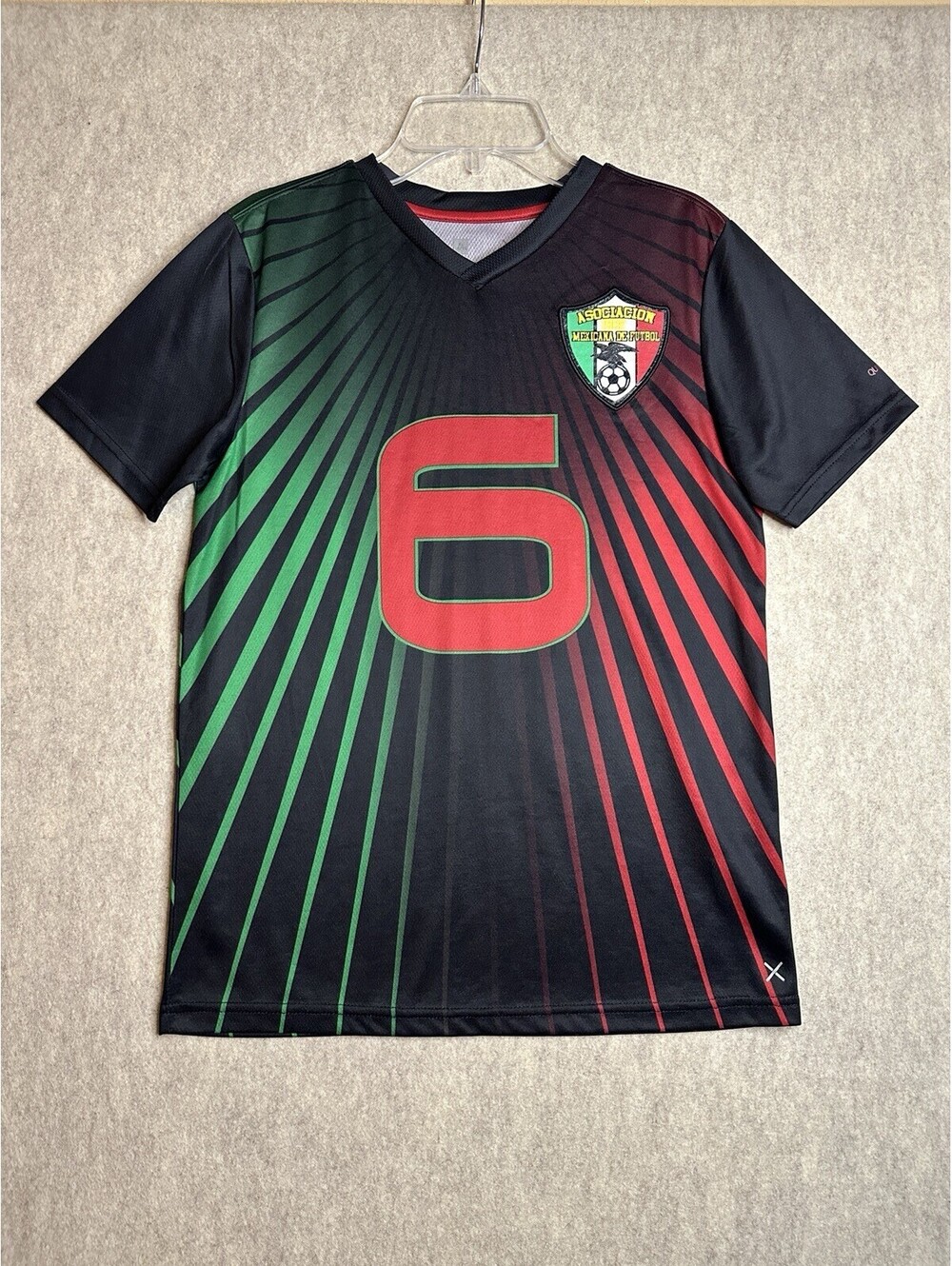 MEXICO Soccer Team Jersey Youth XL 14/16 #6 Futbol Dryfit